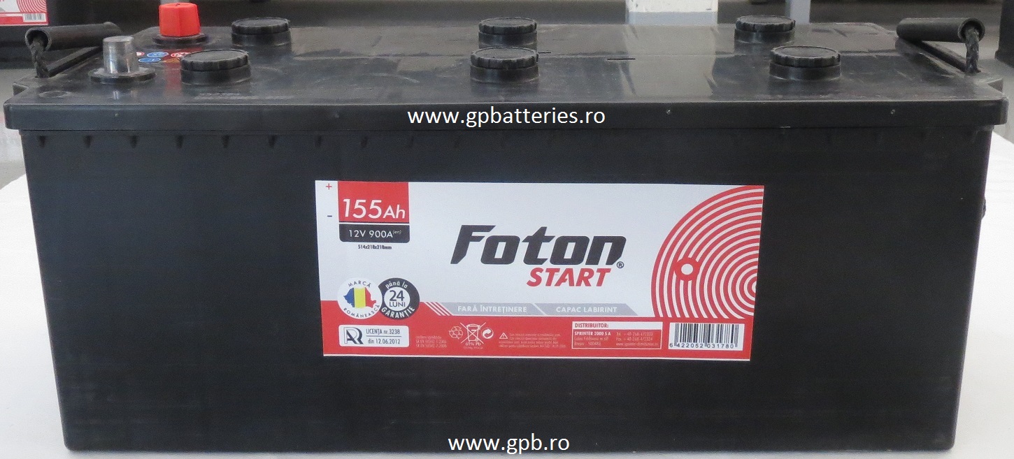 Acumulator auto Foton Start 155A